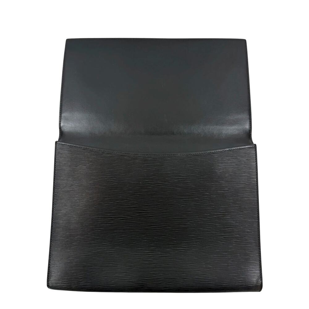 Louis Vuitton Black Epi Leather Portfolio / Document Clutch – Classic LV - Picture 3 of 4